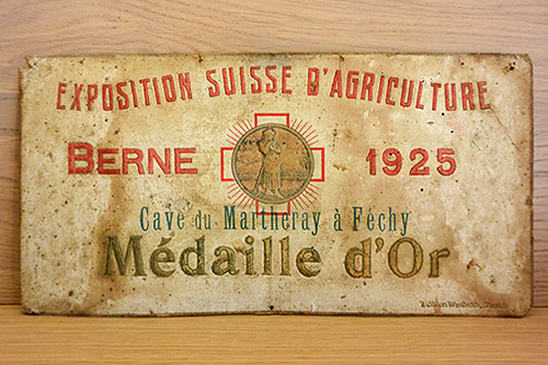 Médailles du Domaine du Martheray Féchy La Cote AOC
